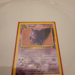 Gengar Fossil Edition Pokemon