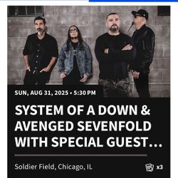 System Of A Down Tickets! PIT FLOOR GA