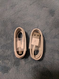 2 New Apple iPhone / iPad USB Charger Cables