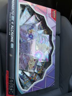 Pokemon Mimikyu ex and alcremie ex premium collection
