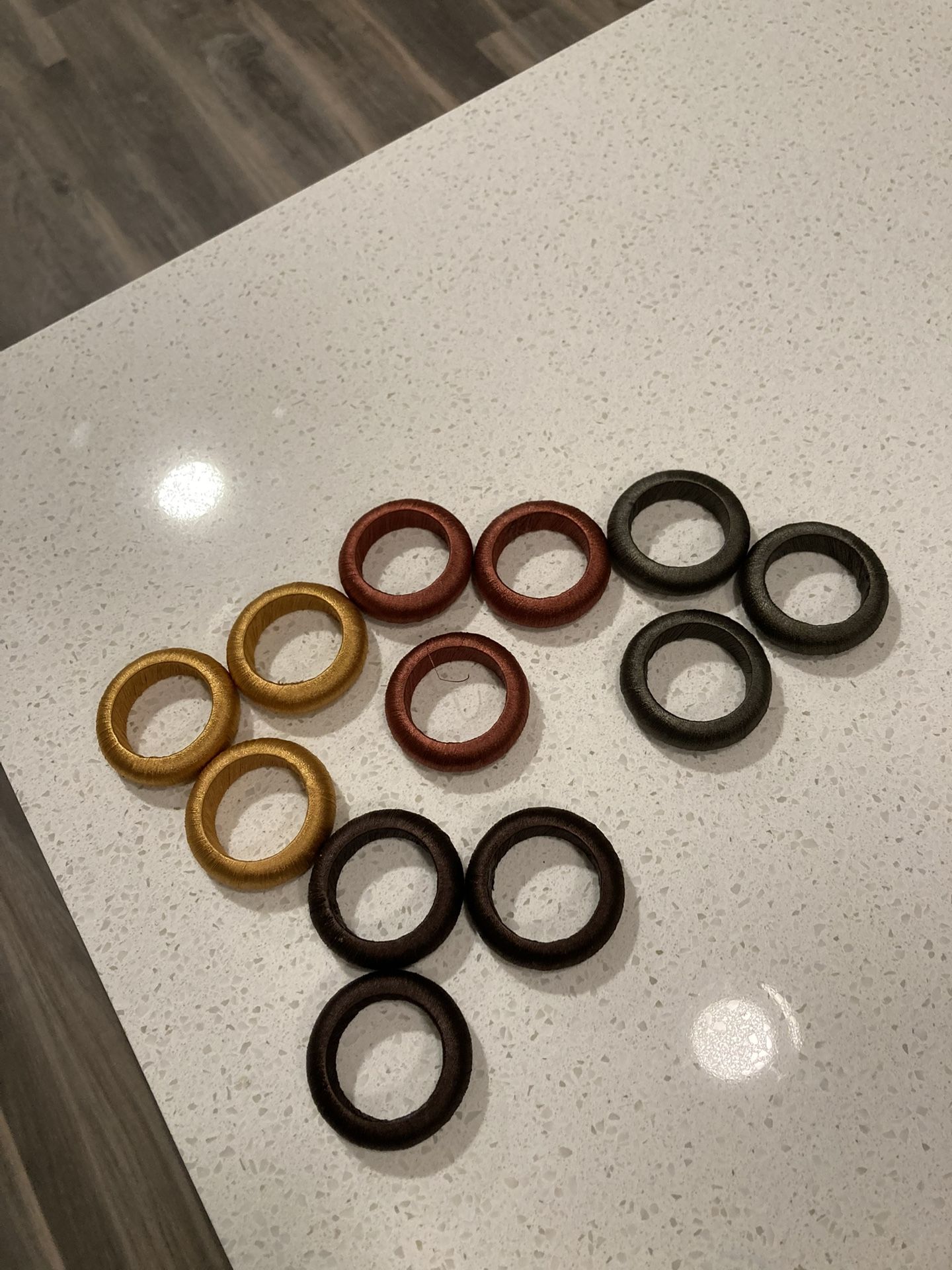 Fall/thanksgiving color napkin rings-12 count