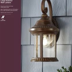 Home Decorators Collection Cambridge Outdoor Essex Bronze Wall Lantern Sconce