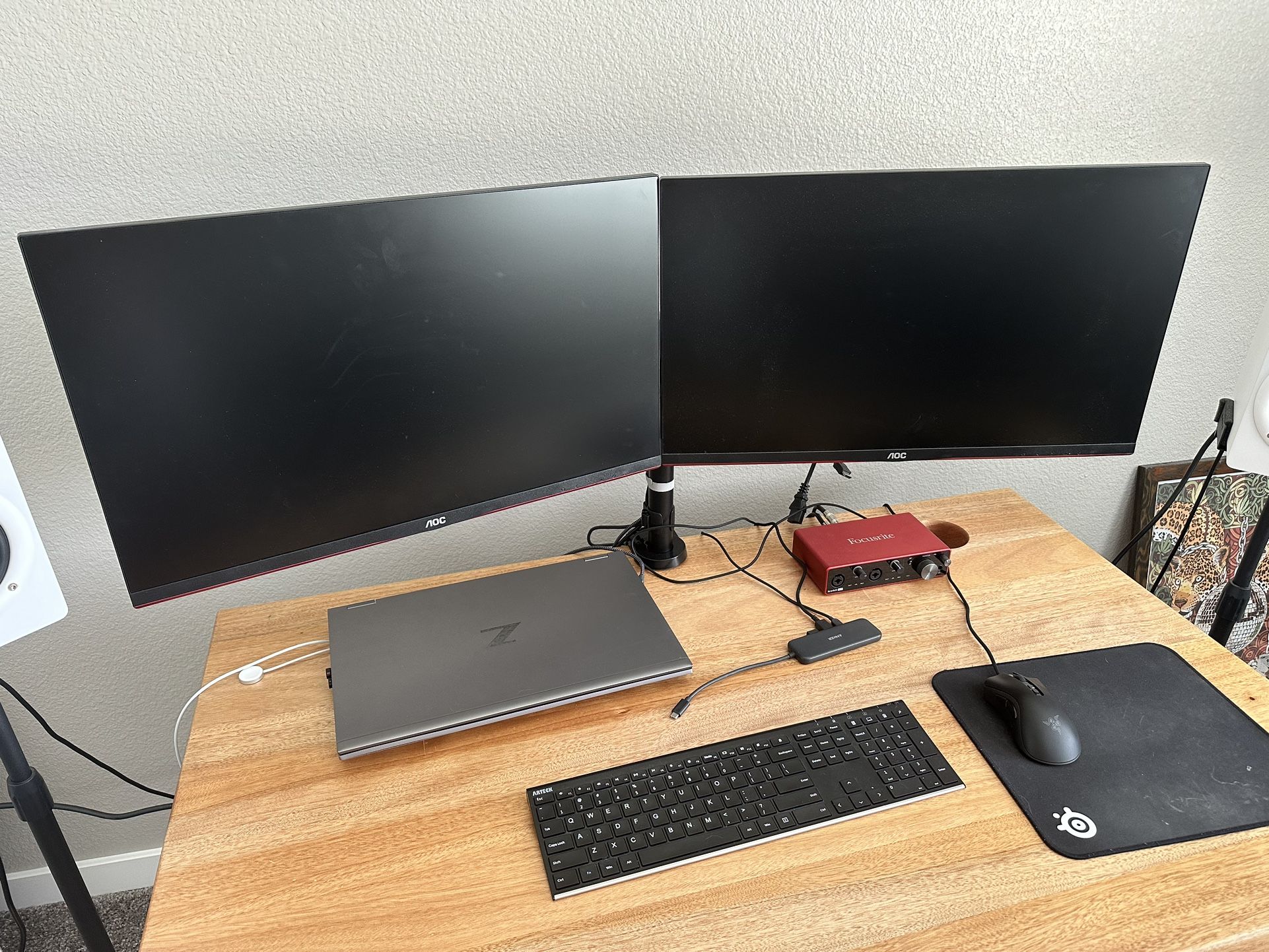 AOC 27” Gaming Monitors and Stand