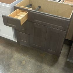 Bathroom Vanities 36" - Left Side Drawers