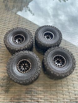 RC Rock Claw Crawler Wheels and Tires Set of 4