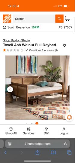 Barton Studio Toveli Full Day Bed Frame