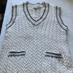 Zara dress/ Long Sweater Vest 