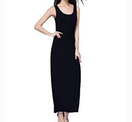 Xhilaration Black Maxi Dress Size L