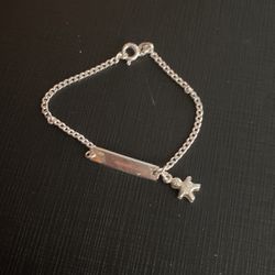 925 Silver Baby Bracelet- Esclava Para Bebé 925 Plata 