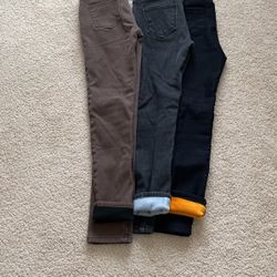 Fleece Lined Pants  Girls 12-14