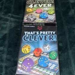 CMYK That's Pretty Clever & Clever 4ever Dice Board Games