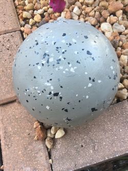 Concrete ball for garden