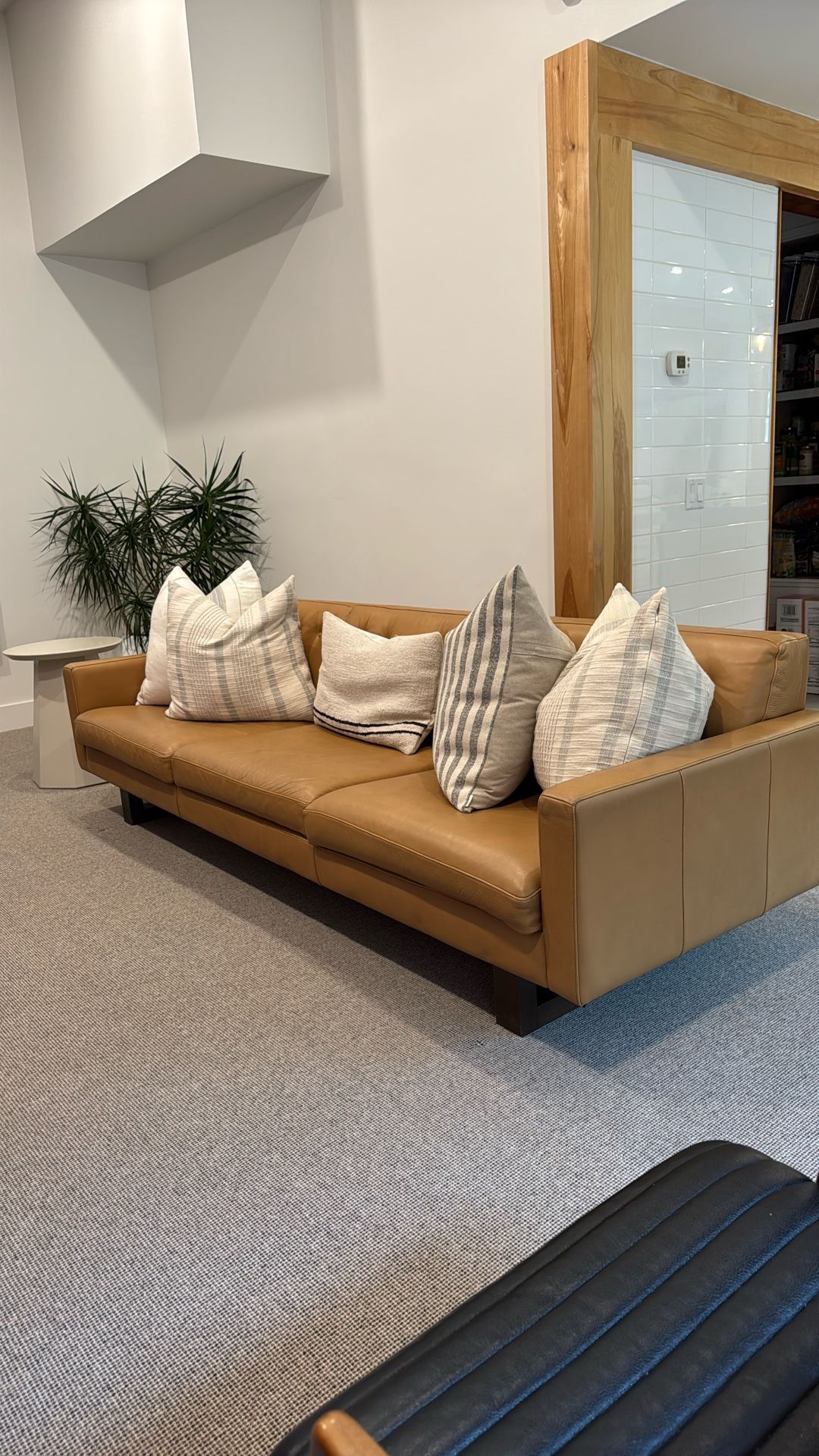 Room & board leather Couch