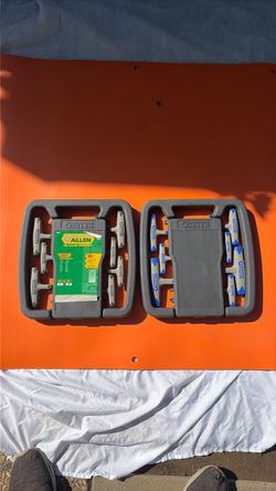 TWO ALLEN WRENCH SET (SAE AND MM)
