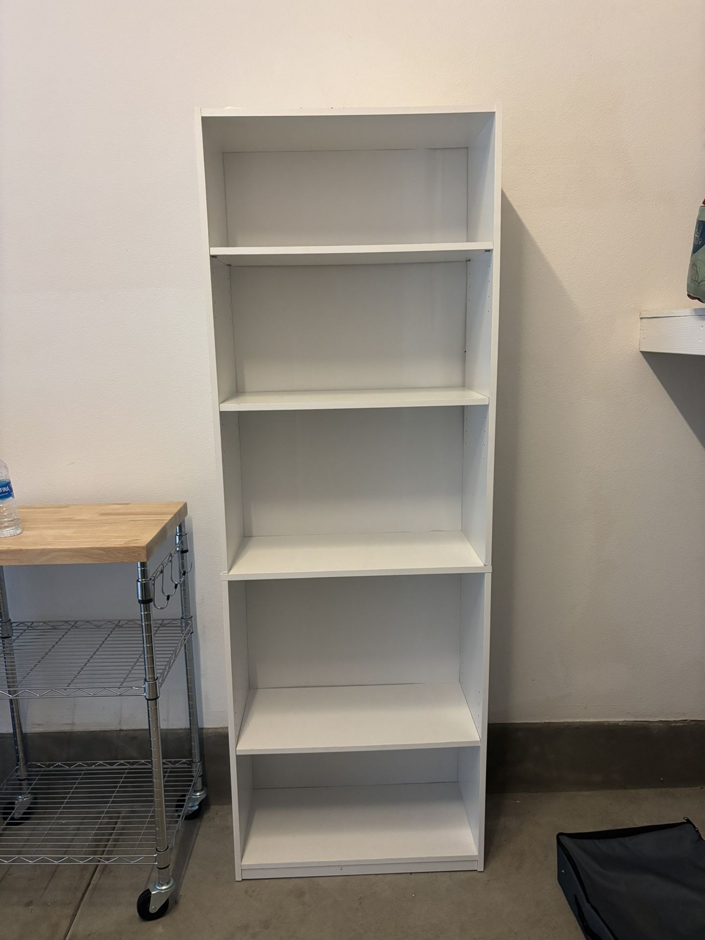 White IKEA BILLY Bookcase