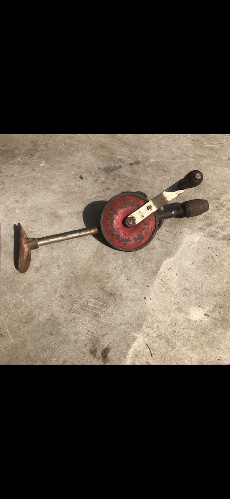 Vintage Manual Eggbeater Drill