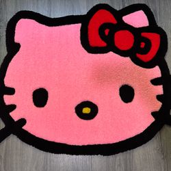 PINK HELLO KITTY  RUG  3x4