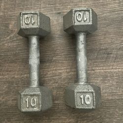 10 pound Dumbbells 
