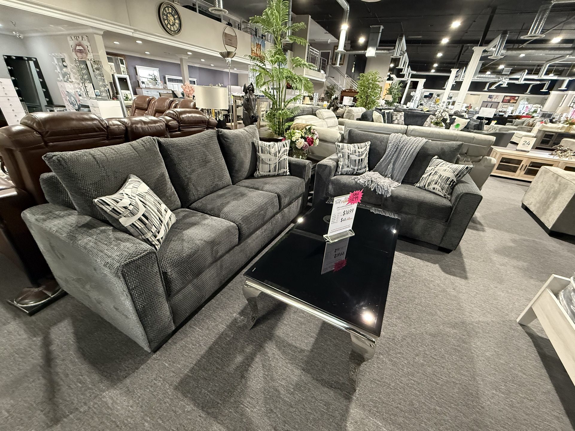 2 Pc Sofa And Loveseat