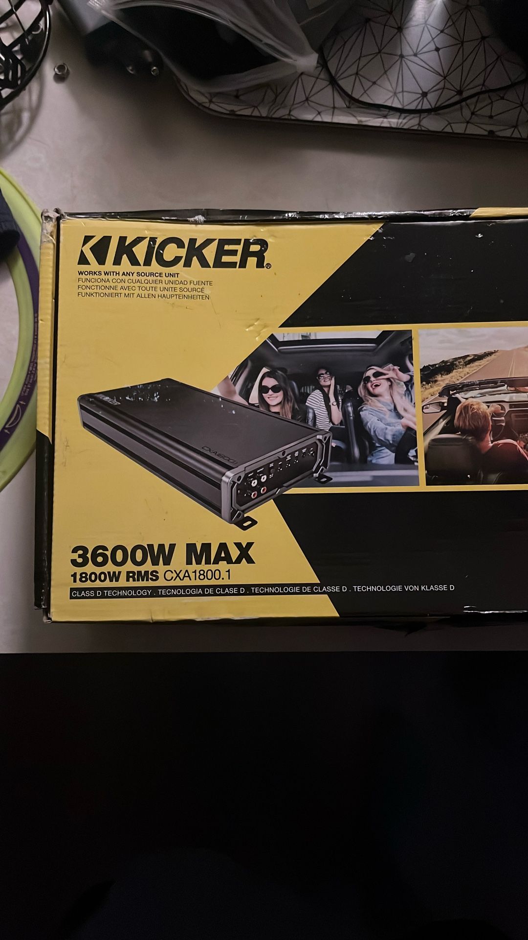 Kicker 3600w 1800w RMS