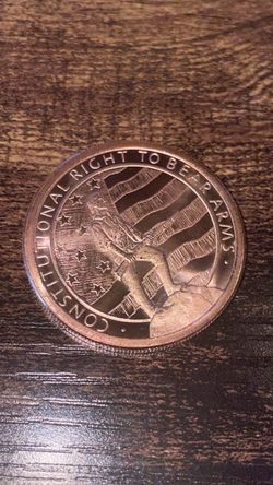 2nd Amendment 1oz COPPER Round