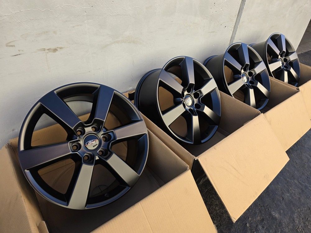 20" FORD F150 OEM rims matte black