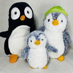 Penguin Plush Toy Lot Mommy Baby Penguin Cartoon Penguin