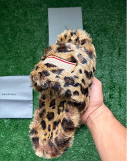 Balenci Slides Cheetah Print (I CAN DELIVERR!)