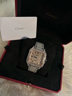 40mm natural diamonds cartier