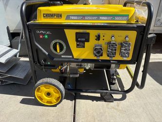 7850/6250-Watt Recoil Start Dual Fuel Portable Generator w/ Free 3-Year Warranty for Home Backup and Storm Prep