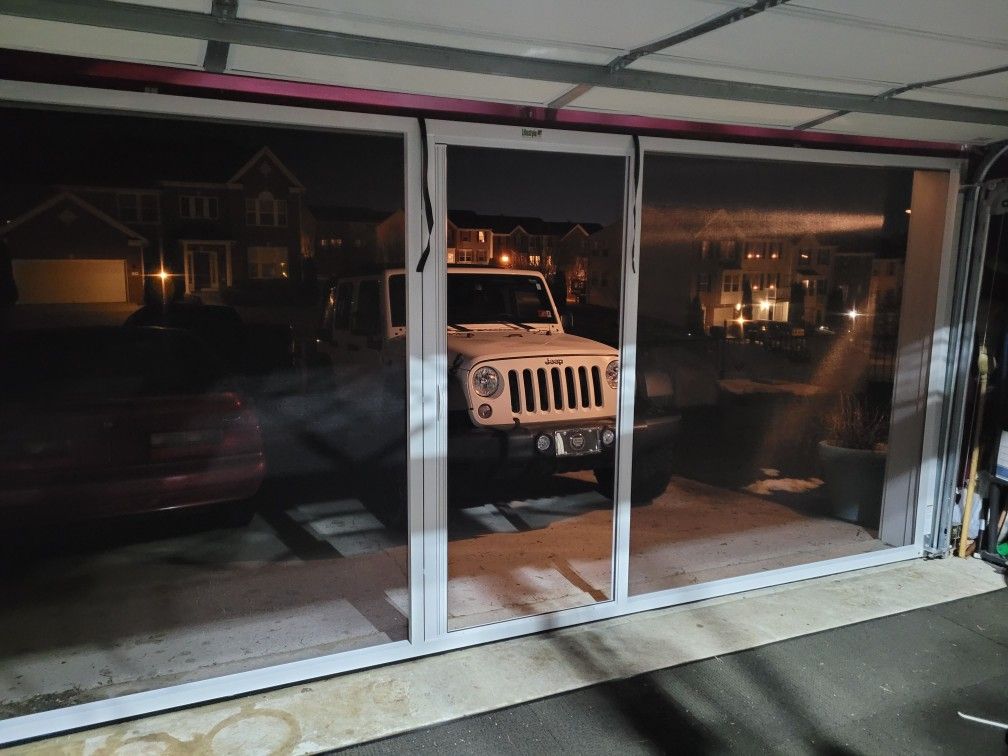 Two Car Garage Screen Door 