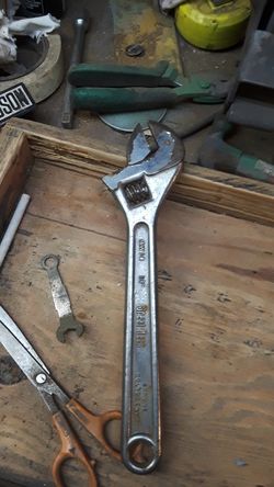Craftsman adjustable wrench 10 inch $10