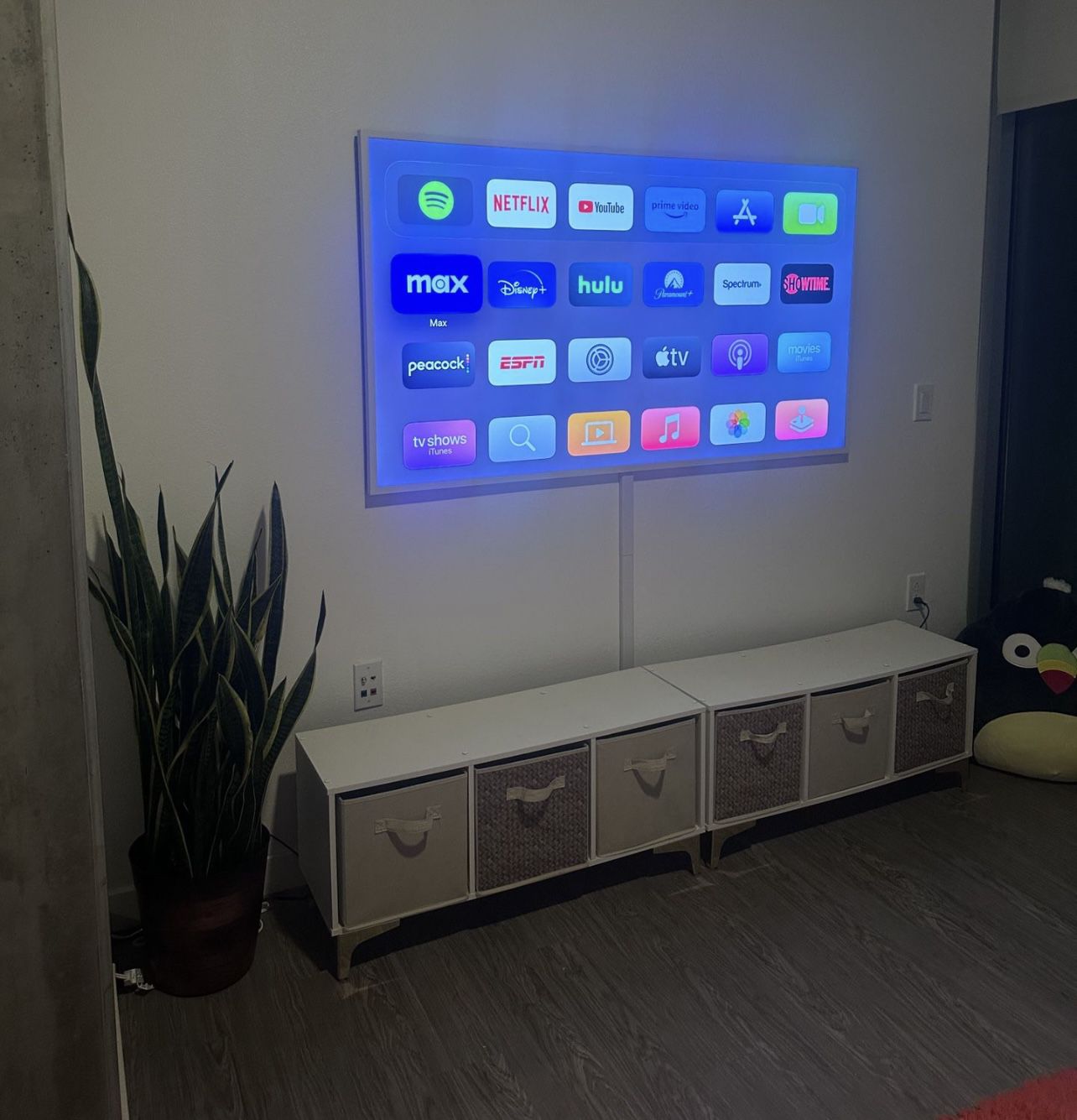 TV stand With Cubes