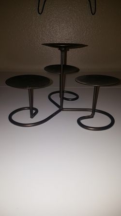 Metal candle holder home decor