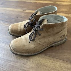 UGG Boots Men Size 8 Mid Rise Brown 