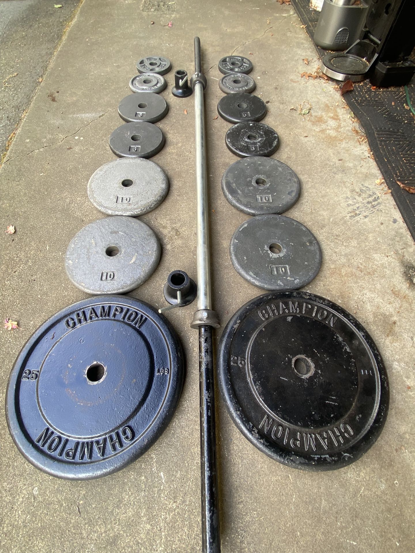 Standard Weight Set 1” Hole