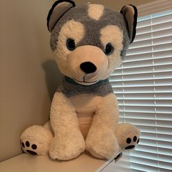 XL Husky Plush Stuffed Animal 33” Won From Legoland