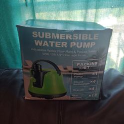 Submersible water pump
