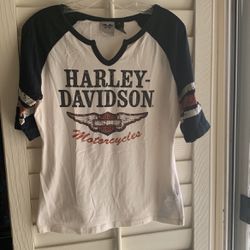 Vintage Harley Davidson Woman’s Tshirt 