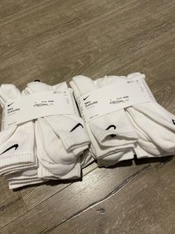 Nike Everyday Cotton Cushioned Crew Socks 2-Pack Bundle