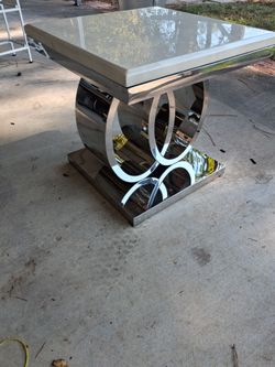 High-end side table *matching piece to coffee table*