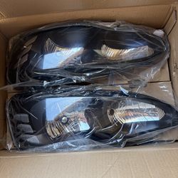 Headlights Assembly Replacement for2004– 2008 Pontiac Grand Prix, Black Housing Clear Lens Clear Corner