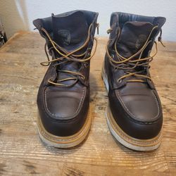 RedWings 6inch Irish Setter Safety Toe Boots Mens Size 10