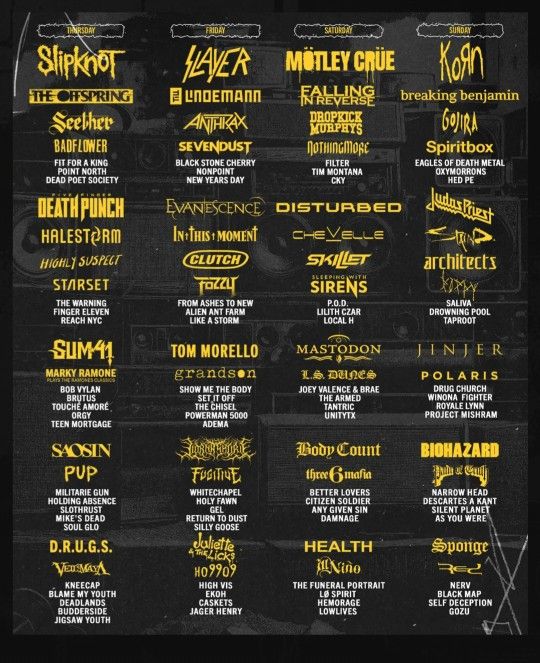 4 General Admission Wristbands For Louder Than Life
