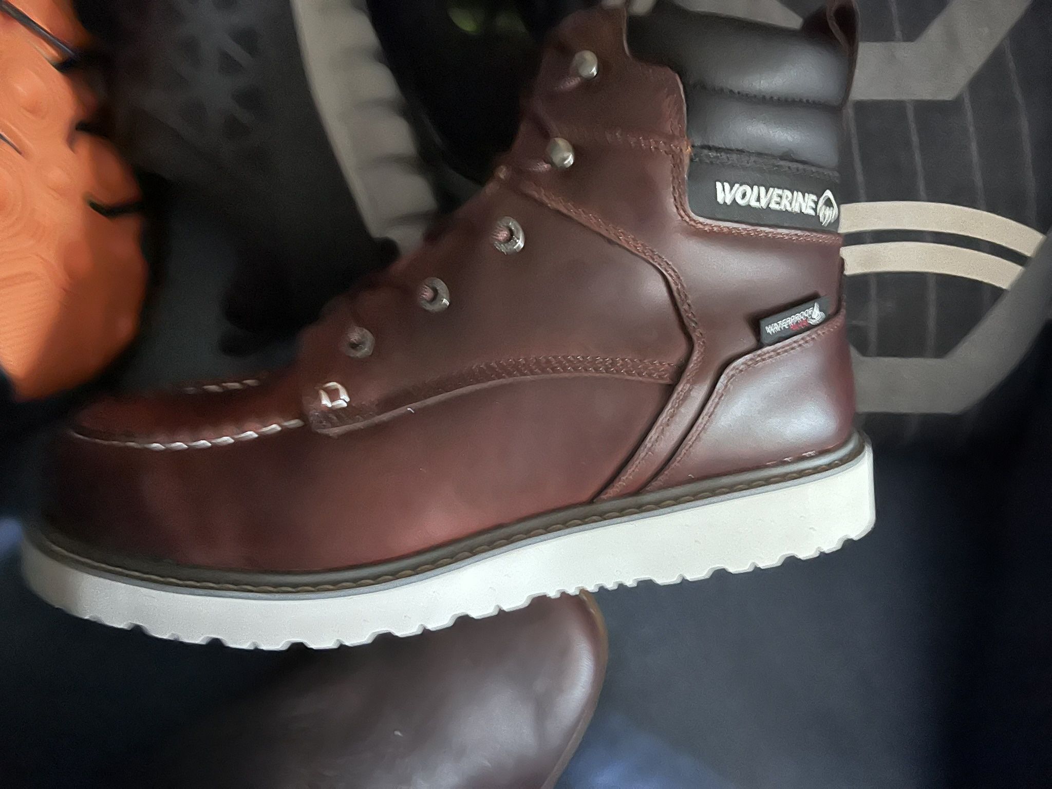 wolverine wedge boots , 