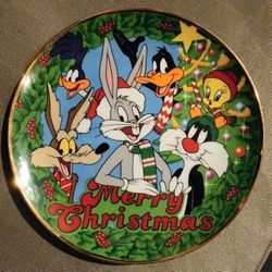 1991 Looney Tunes  Limited Edition Christmas Plate