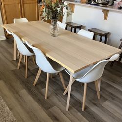 Long dining table