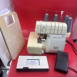 BABY LOCK BLE1AT Imagine Serger Sewing Machine Self Threading Powers On AS IS