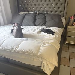 Cal king bed set for sale