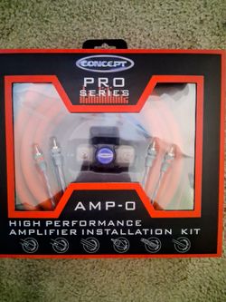 Concept Pro Series 0 Gauge Amp Kit Brand New In The Box